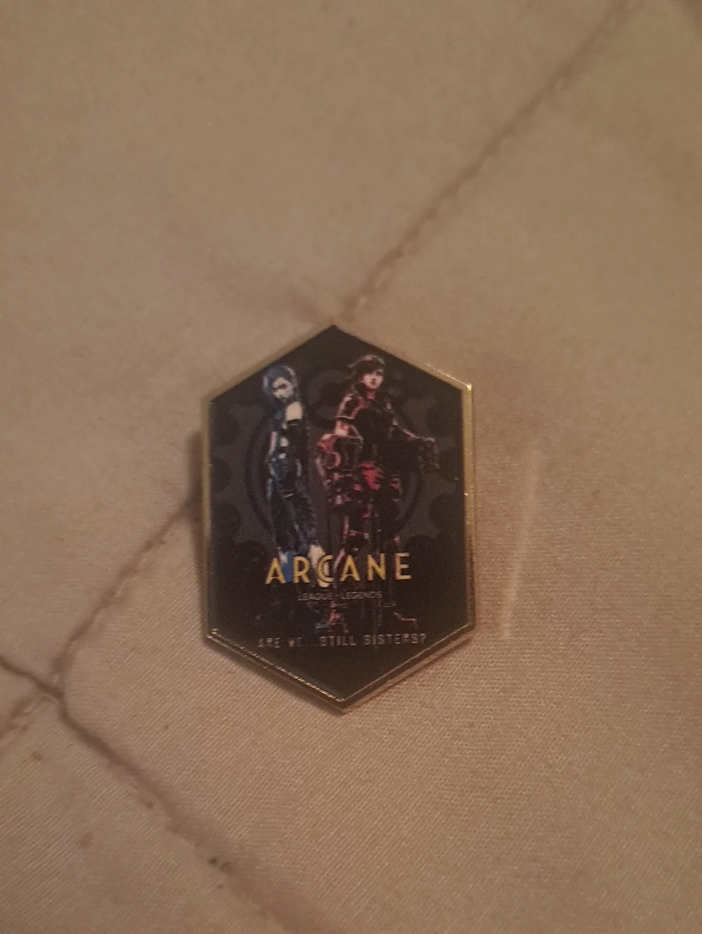 Arcane Enamel Pin - Jinx & Vi Duo